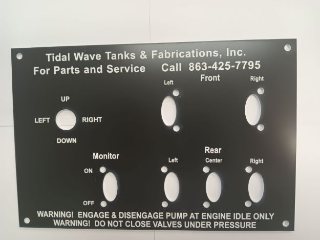 Picture of CONTROL BOX: FACE PLATE 6 TOGGLE
